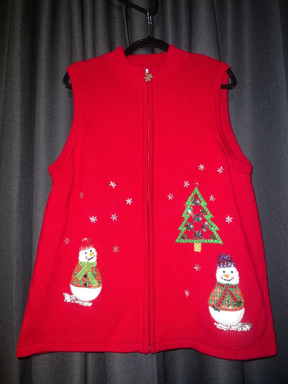 Ugly Christmas Sweater Xmas Vest Size 1X